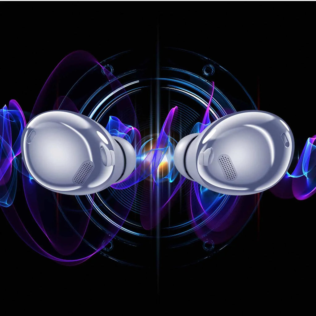 UrbanX Street Buds Pro True Bluetooth Wireless Earbuds For Sony Xperia 1 With Active Noise Cancelling (Wireless Charging Case Included) Purple