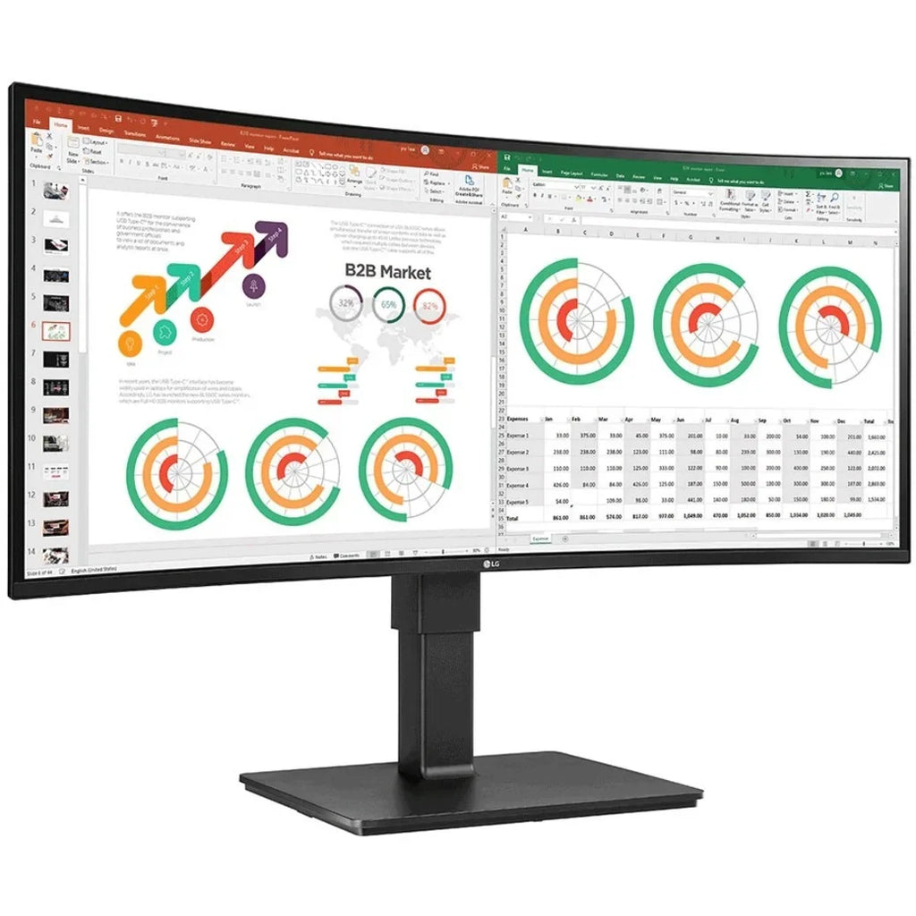 LG Ultrawide 34BN77C-B 34" WQHD Curved Screen Gaming LCD Monitor - 21:9 - Textured Black, Glossy Black - TAA Compliant, Textured Black, Glossy Black