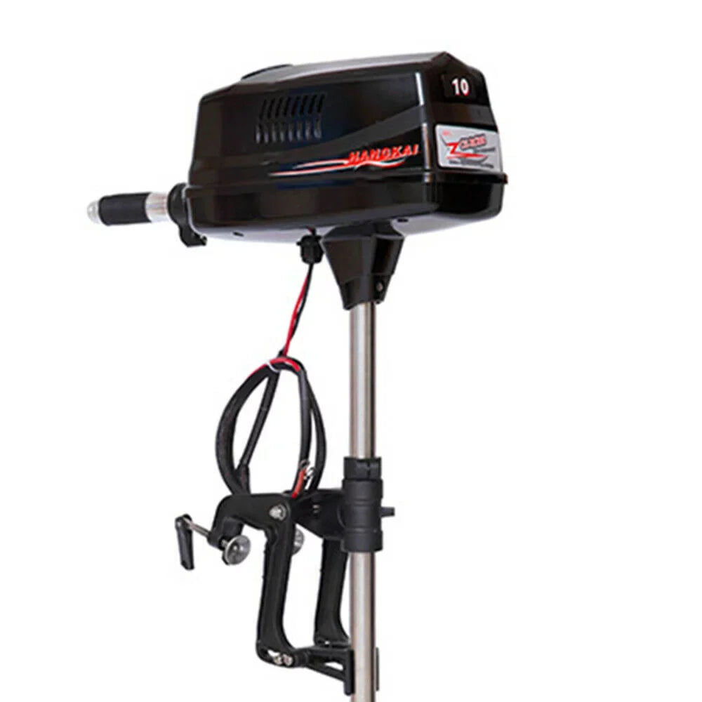 Wuzstar 60V 10HP Electric Outboard Motor Brushless Fishing Craft Engine w/Propel 2.2KW