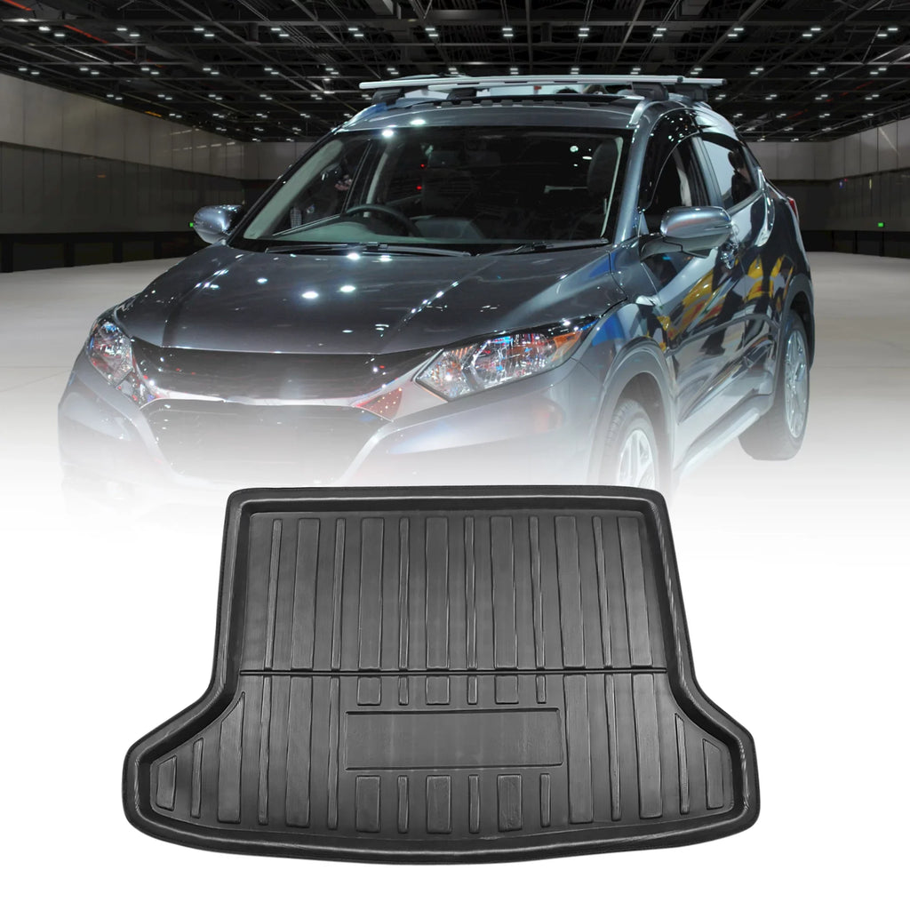 Rear Trunk Boot Liner Cargo Mat Floor Tray Black for Honda HRV 2014 2015 2016 2017 2018