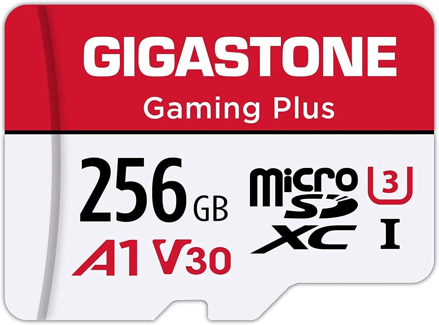 Gigastone 256GB Micro SD Card, Gaming Plus, A1 V30, for Nintendo Switch, High Speed 100MB/s, 4K Video Recording, Fitting with Nintendo Switch Dash Cams GoPro Cameras
