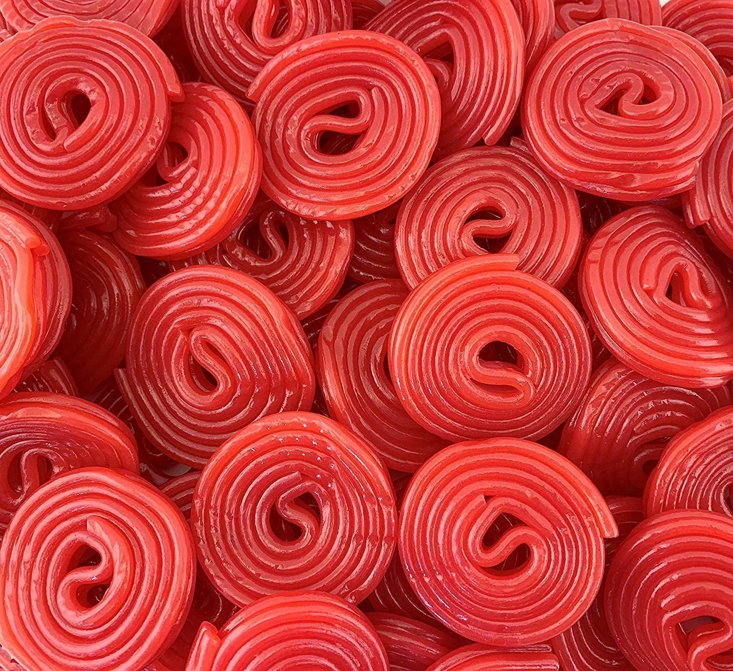 Broadway Licorice Wheels - Pin Wheels - Strawberry Wheels - Black Licorice Wheels (Red Strawberry Licorice, 3LB)