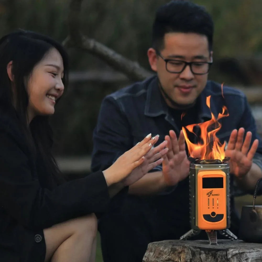 USB Rechargeable Camping SmokeFree Stove TANNEO Electric Furnace Hiking