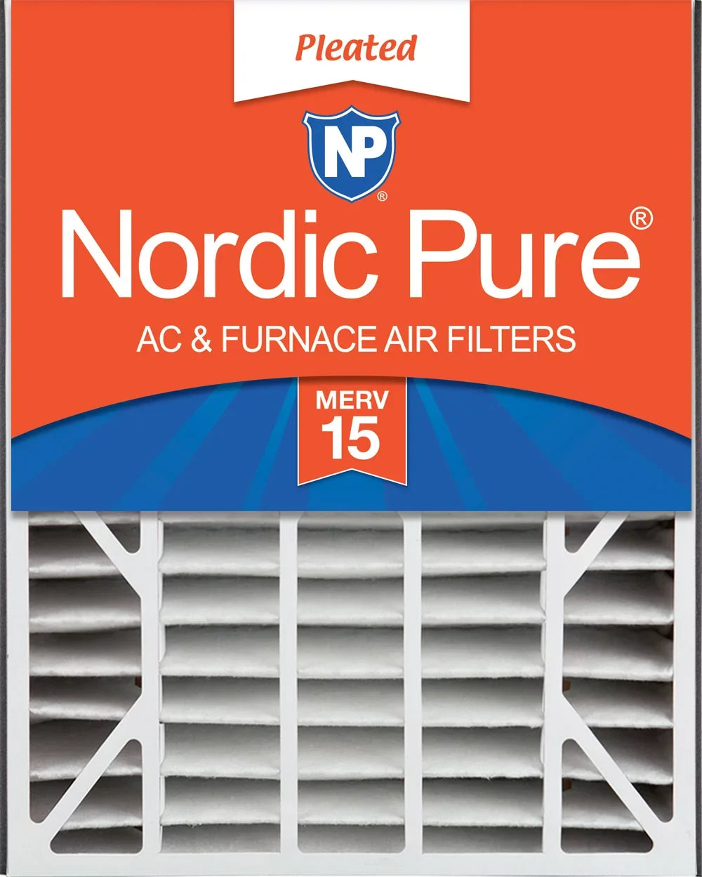 Air Bear 20x25x5 (4 7/8) Replacement 266649-102 MERV 15 Air Filter 1 Pack