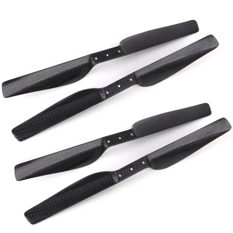 2 Pairs Carbon Fiber CW CCW Propeller for Parrot AR .0 & 2.0 Black