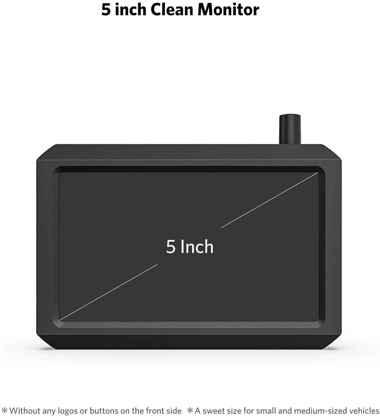 K7 Pro HD Wireless Backup Camera Kit with Dual Camera, 5″ TFT-LCD HD Monitor and Waterproof Rear View Camera for Car, SUV, Van, Mini RV, Pickup