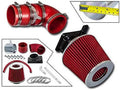 Rtunes Racing Short Ram Air Intake Kit + Filter Combo RED Matching For 02-07 Mitsubishi Lancer 2.0L