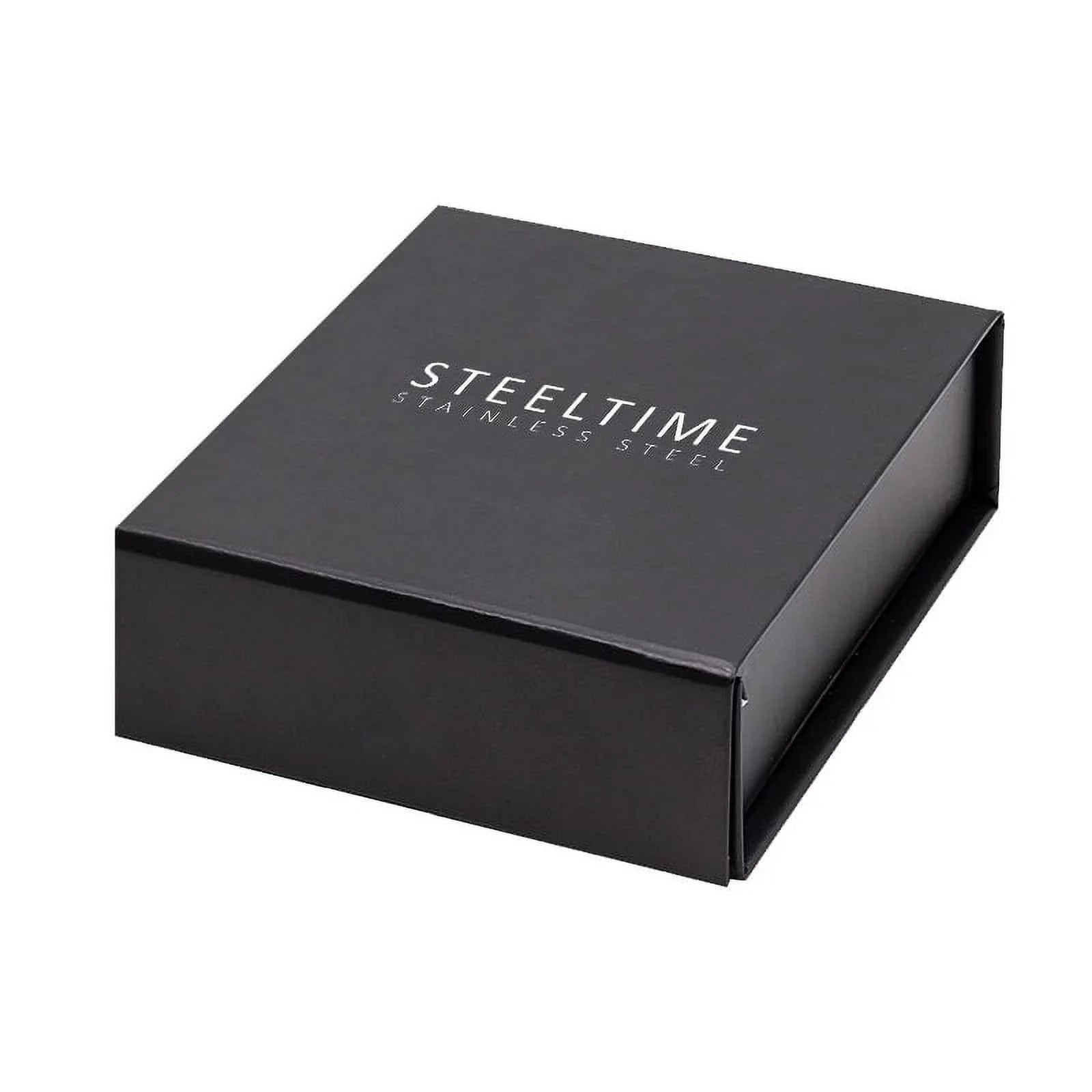 SteelTime Men's Stainless Steel XL Classic Cuban Link Bracelet