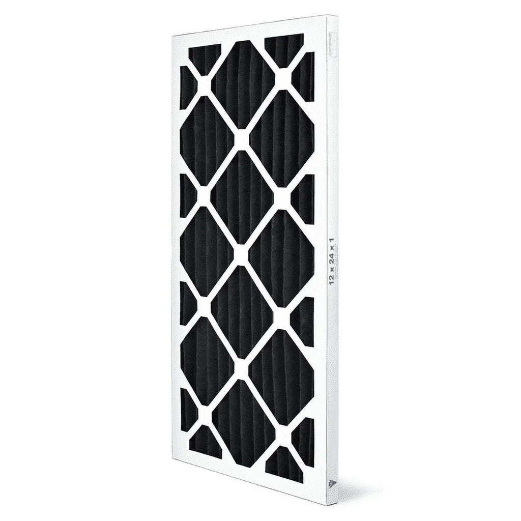 AIRx Filters Odor 12x24x1 Air Filter MERV 8 AC Furnace Pleated Air Filter Replacement Box of 6, Made in the USA