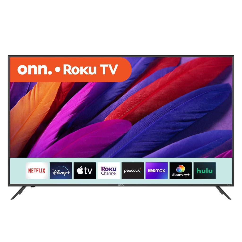 onn. 58” Class 4K UHD (2160P) LED Roku Smart TV HDR (100069454)