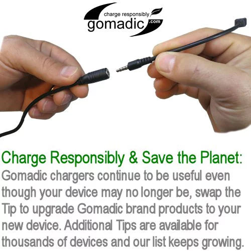 Gomadic High Capacity Rechargeable External Battery Pack suitable for the Sony Ericsson Xperia Sola - Portable Charger with TipExchange Technology