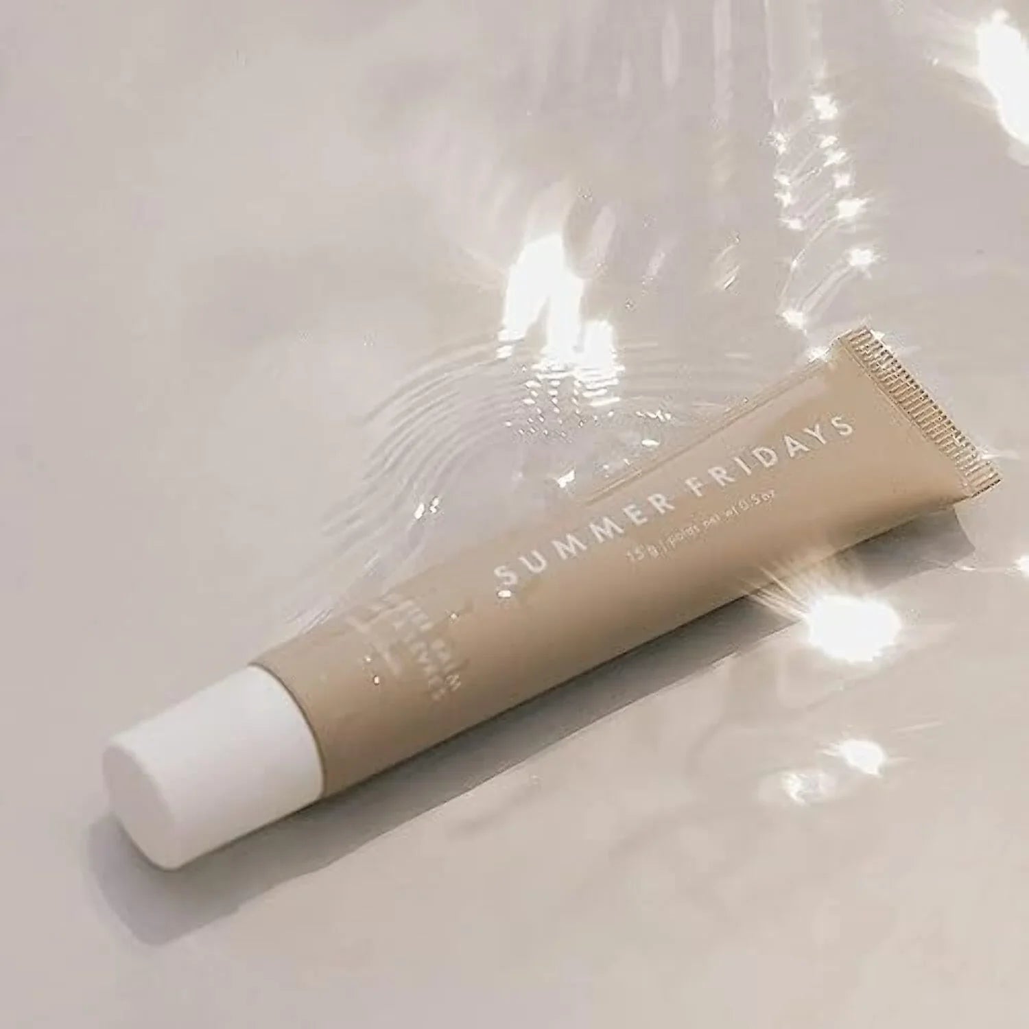 Summer Fridays Lip Butter Balm - Day/Night Hydrating Lip Mask - Shea Butter, Vegan - Vanilla (0.5 Oz)
