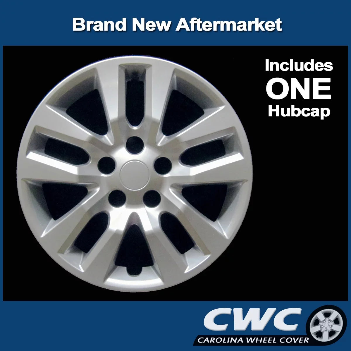 CarolIna Wheel Shield 16-In. Premium Replica Hubcap for Nissan Altima 2013 - 2018 Replacement (SIngle Hubcap)