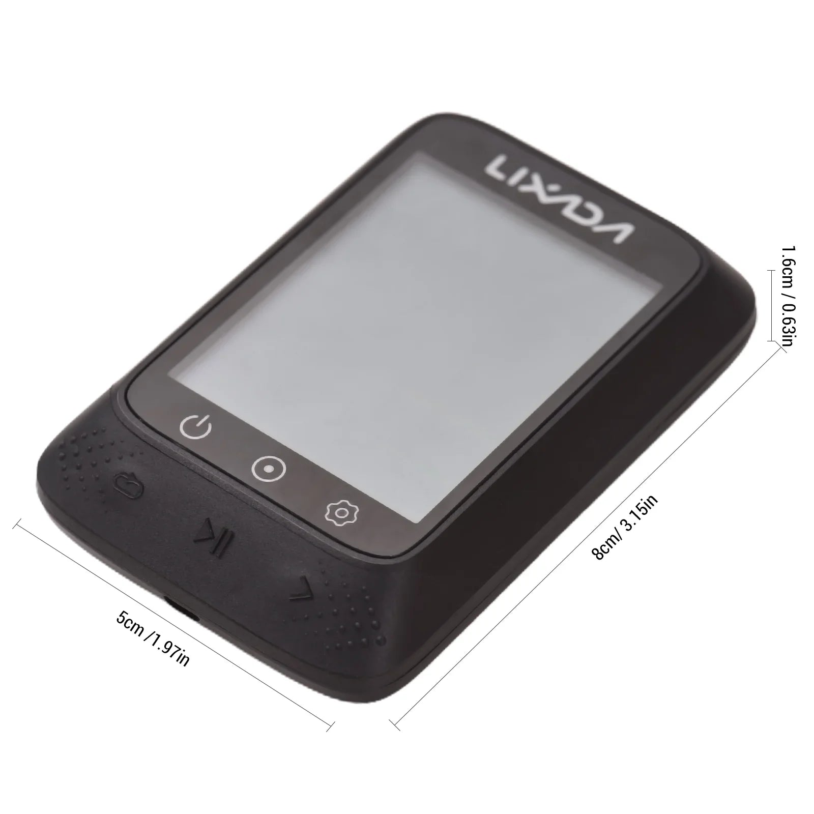 Lixada Bike Computer 2.3in Wireless GPS Waterproof ANT+ Sensor Altitude Gradient Strava Computer
