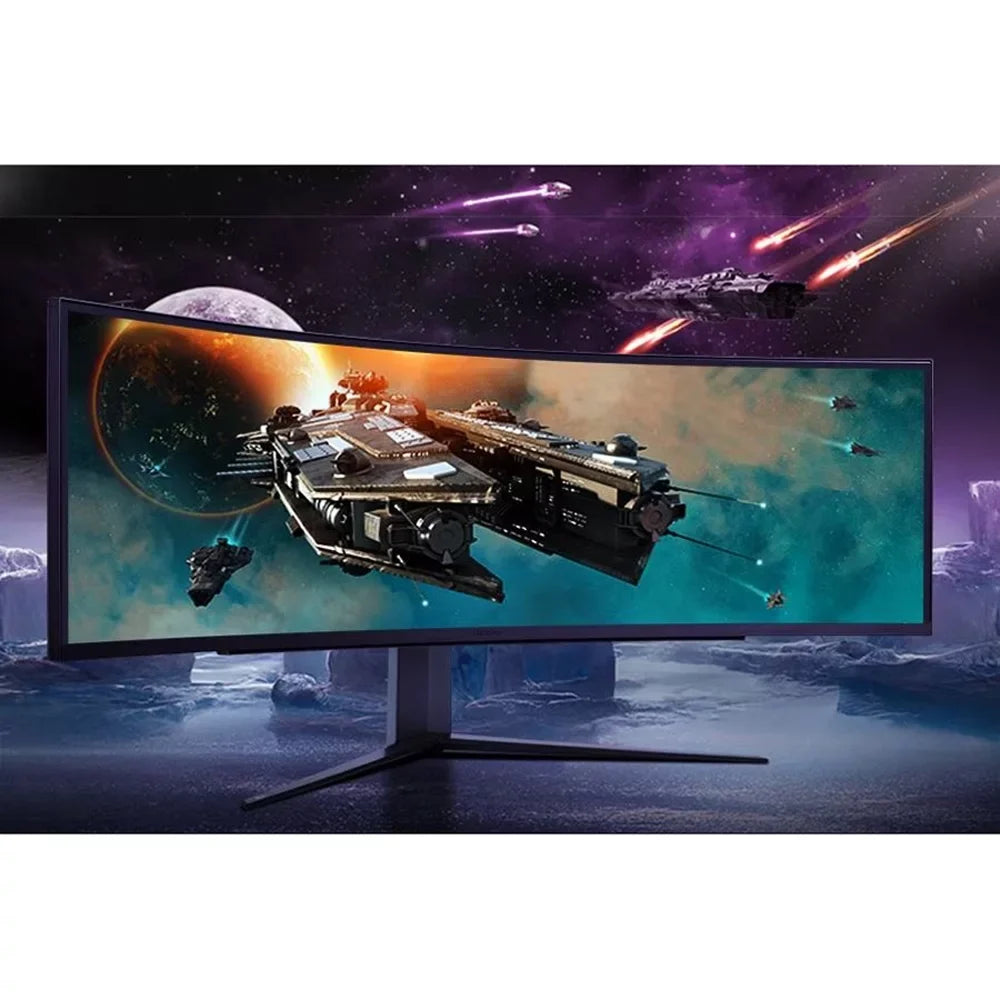 Open Box LG 49GR85DC-B 49" Curved Ultragear DQHD 1ms 240Hz Monitor with VESA DisplayHDR 1000, Black
