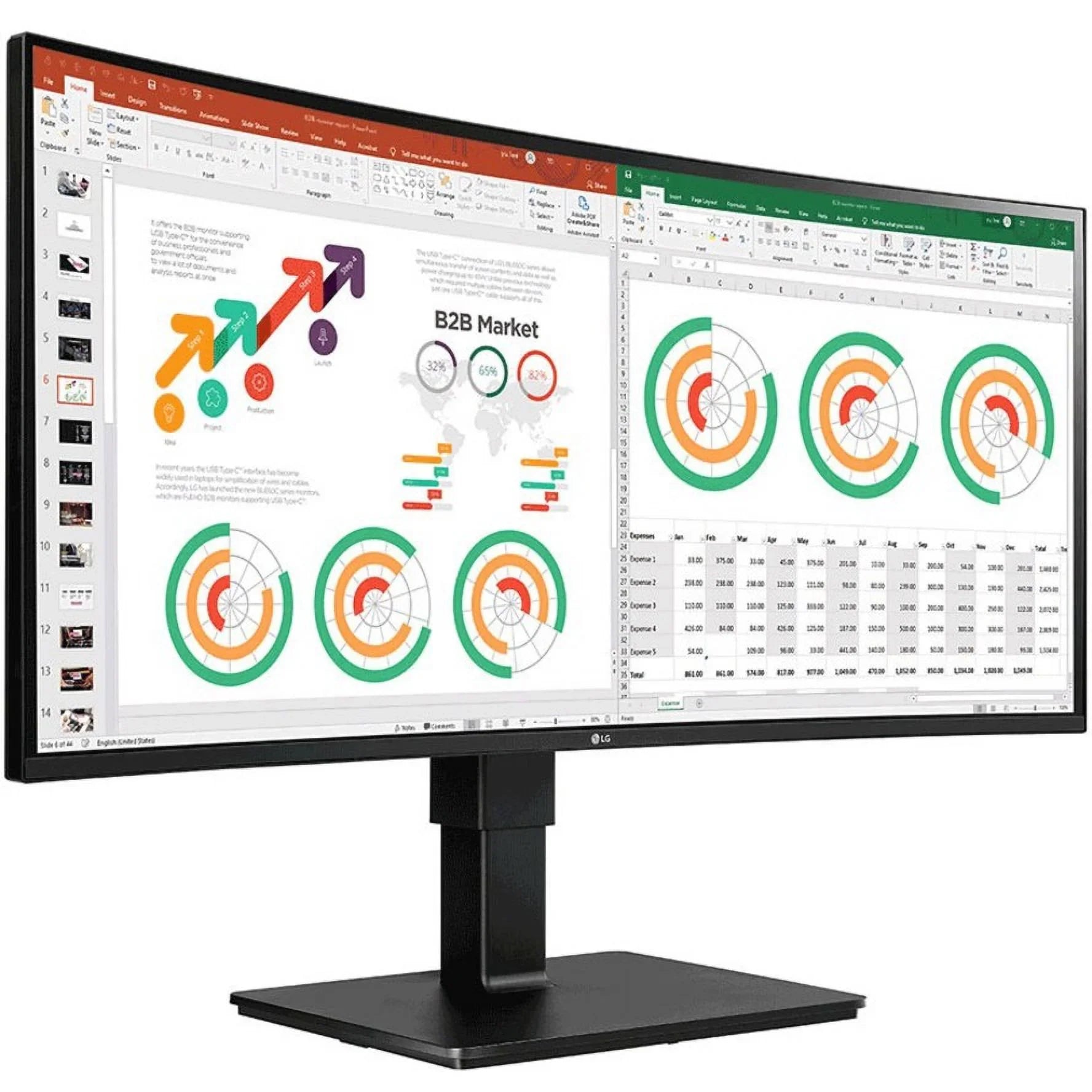 LG Ultrawide 34BN77C-B 34" WQHD Curved Screen Gaming LCD Monitor - 21:9 - Textured Black, Glossy Black - TAA Compliant, Textured Black, Glossy Black