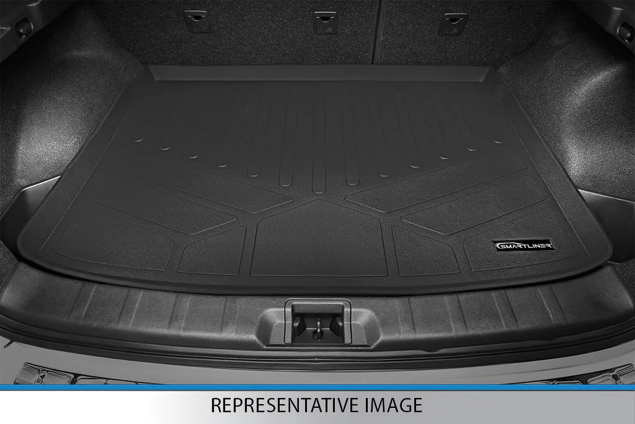 Smartliner SA0315-B0071-D0071 Custom Fit 2 Rows Floor Mats & Cargo Liner Set for 2016-2021 Jeep Grand Cherokee, Black