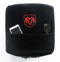 Seat Armour Custom Fit Officially Licensed Center Console Protection with Ram Embroidered Logo for Select Ram Models - Black