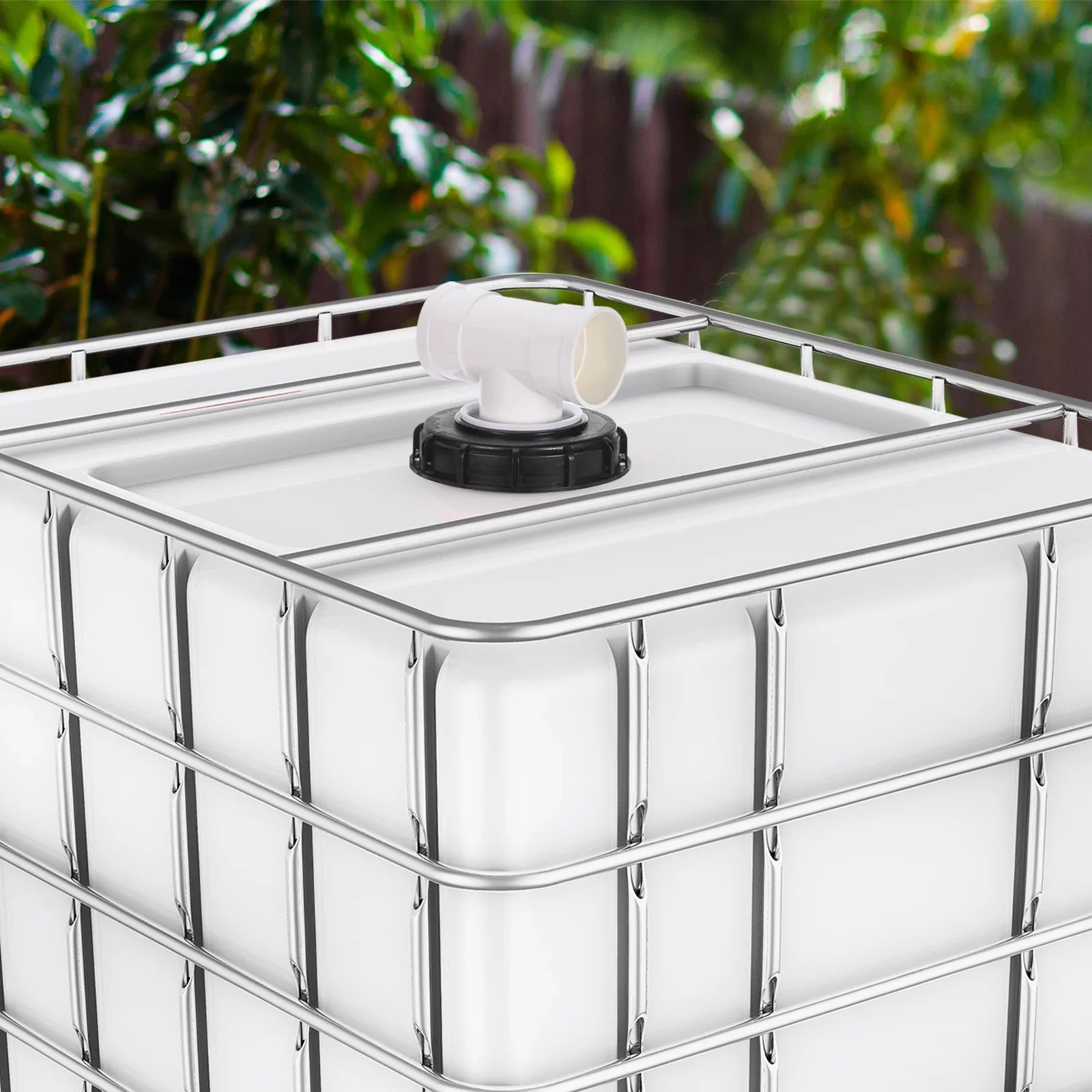 163mm IBC Lid Filter Wrap T-Shaped Rainwater Tank IBC Tote Protection with Washable Nylon Filter