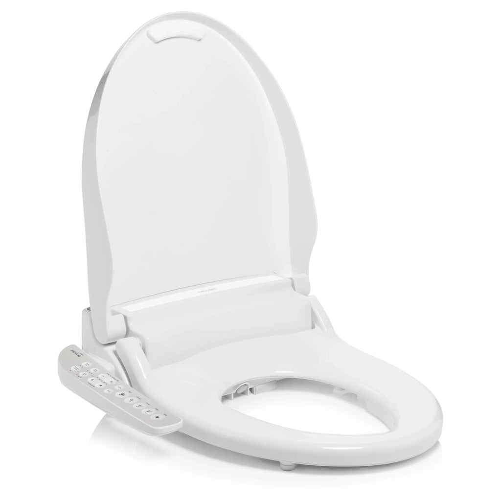 Brondell Swash Select DR801 Sidearm Bidet Seat with Warm Air Dryer and Deodorizer, Round White