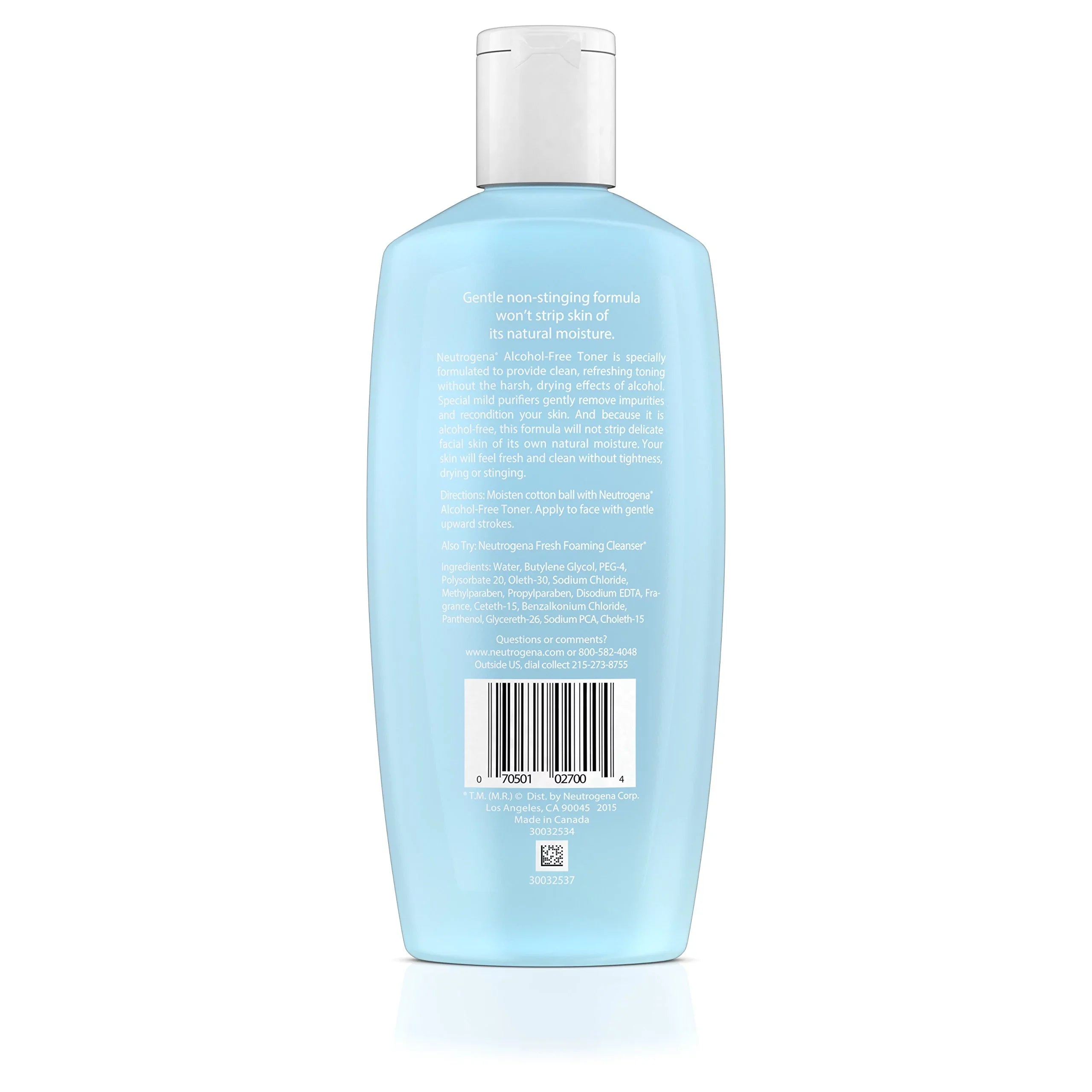 Neutrogena Oil- and Alcohol-Free Facial Toner, with Hypoallergenic Formula