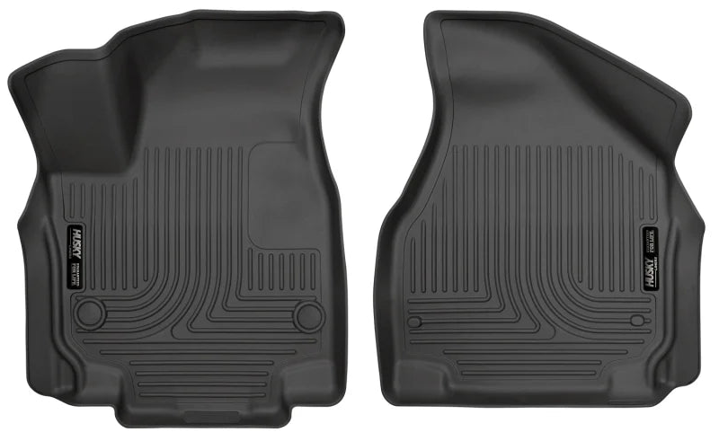 Husky by RealTruck Environment Series Front Floor Liners Black Front Row Suitable with select: 2017-2021 Chrysler Pacifica Touring L, 2023 Chrysler Pacifica