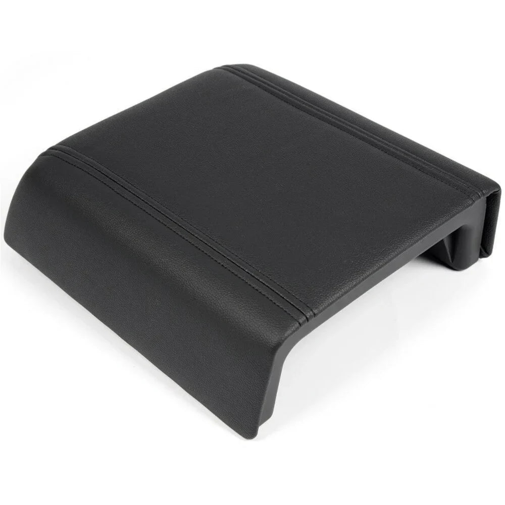 Teledu For 2004-2008 Ford F-150 BLACK LEATHER CENTER CONSOLE ARM REST LID Shield PAD