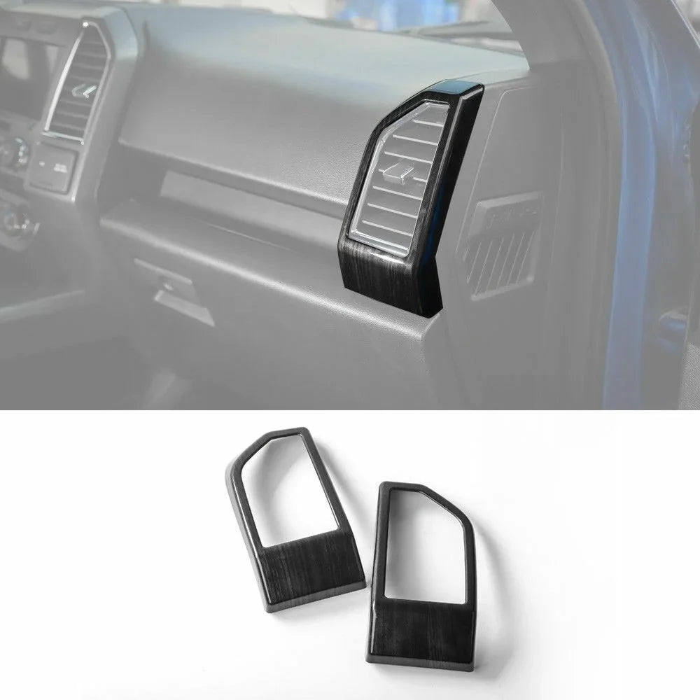 Teledu Car ABS Interior Center Console Coating Trims 8 pcs F150 m