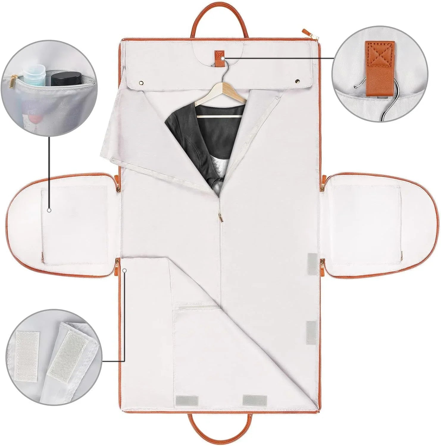 Travel Bags For Women, Travel Bag Garment Bag, Roll Up Garment Bag, Garment Bag That Turns Into ( 52 * 32 * 25cm/20.47 * 12.6 * 9.84in)