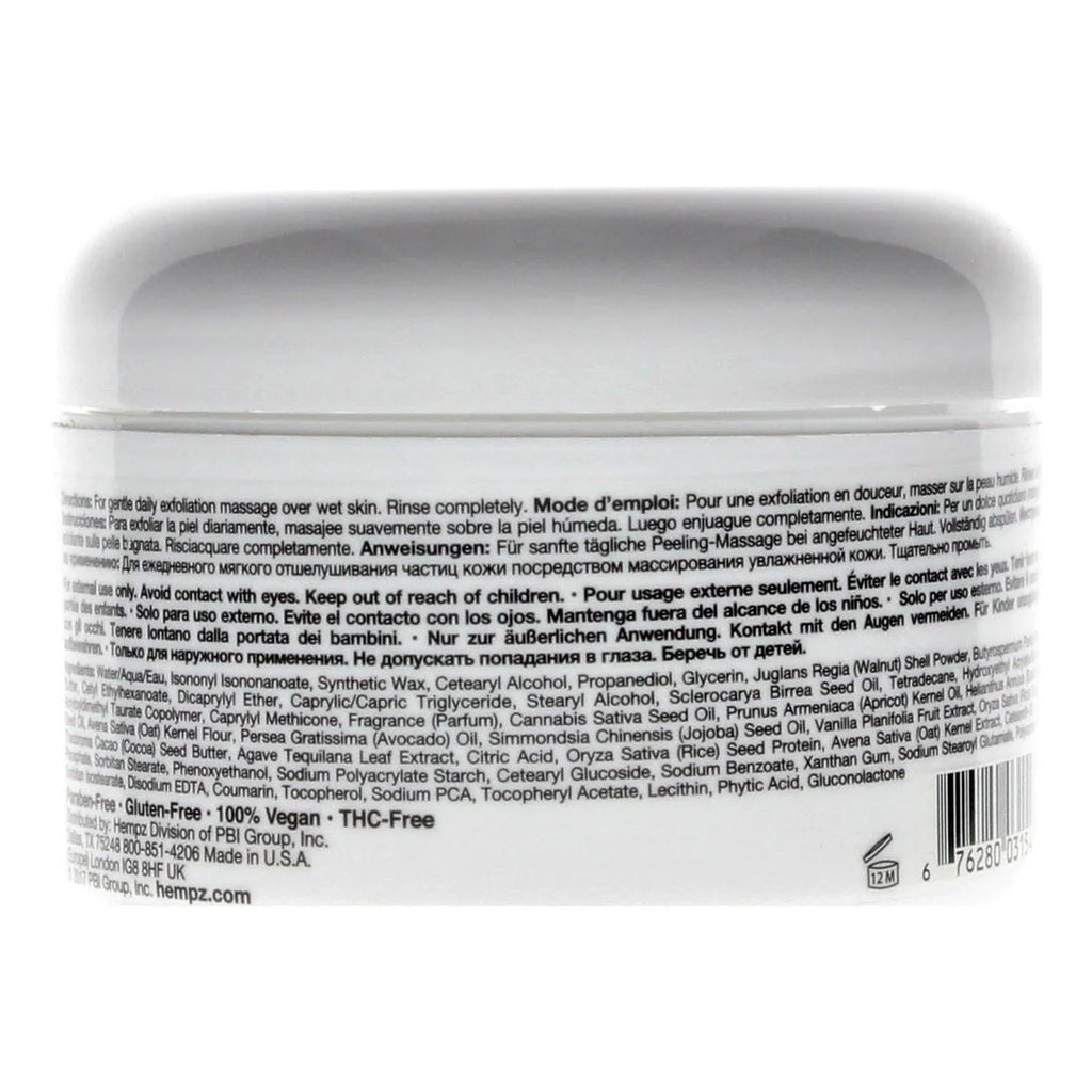 Hempz Milk & Honey Exfoliating Herbal Body Whip 7.3 oz.