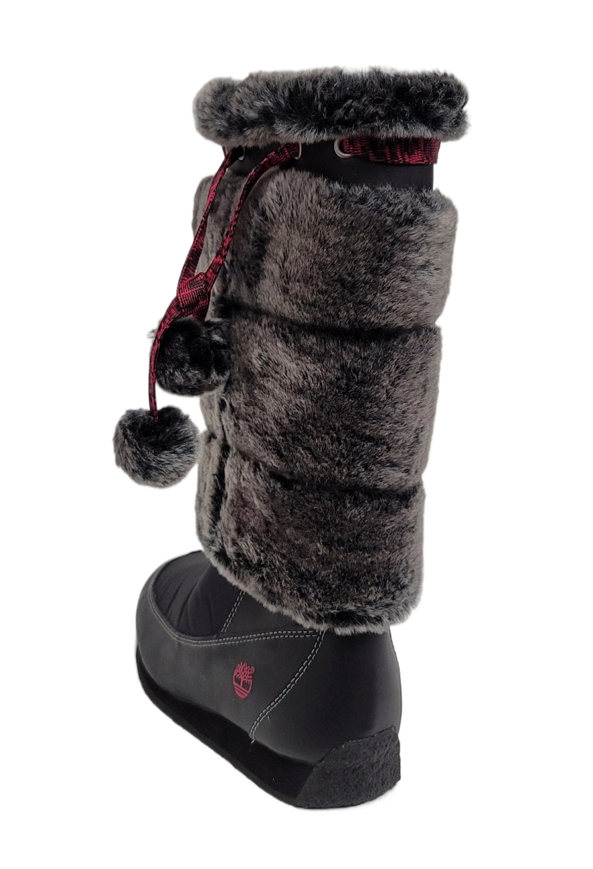 Timberland Junior Big Kid Winterberry Tall Fur Medium Boot Black 59994 size 4.5 US