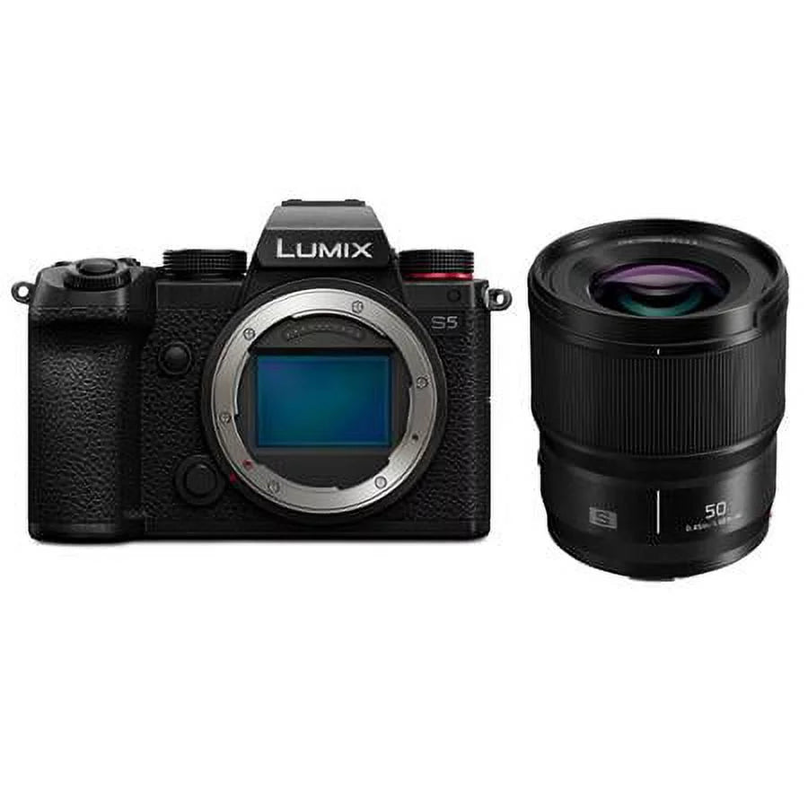 Lumix DC-S5 Mirrorless Camera with LUMIX S 50mm f/1.8 L Mount Lens