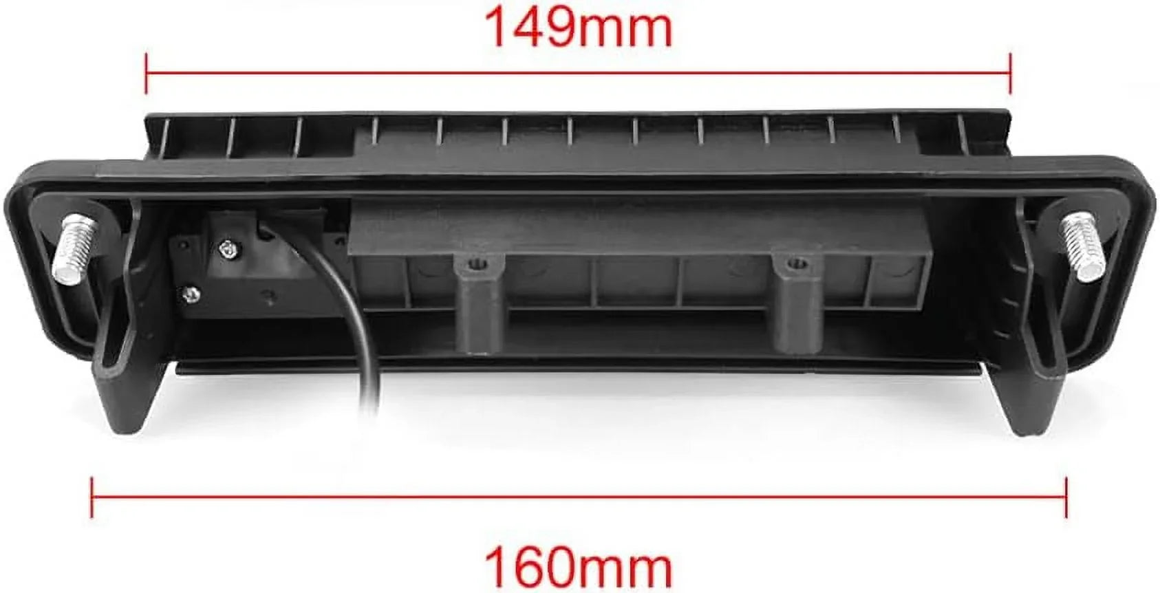 Vlicevrn HD Car Rear View Camera Trunk Handle with Fish Eye Lens Night Vision Backup Parking Camera Waterproof IP68
