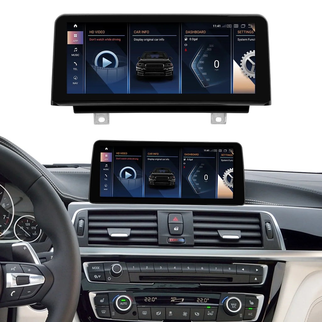 Road Top Android 13 Car Radio 10.25 Inch Touchscreen for 2013-2016 BMW 3/4 Series F30/F31/F34/F35/F32/F33/F36 with NBT, Multimedia Car Radio Supports Apple Carplay, Android Auto, Mirrorlink, 8G + 256G