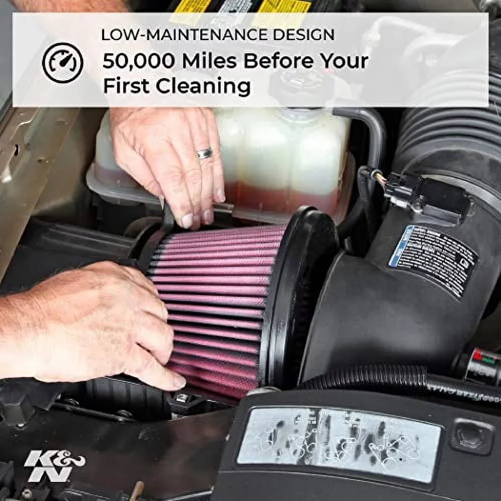 K&N Engine Air Filter: High Performance, Premium, Washable, Replacement Filter: 2003-2009 DODGE (Ram 2500, Ram 3500) E-0776