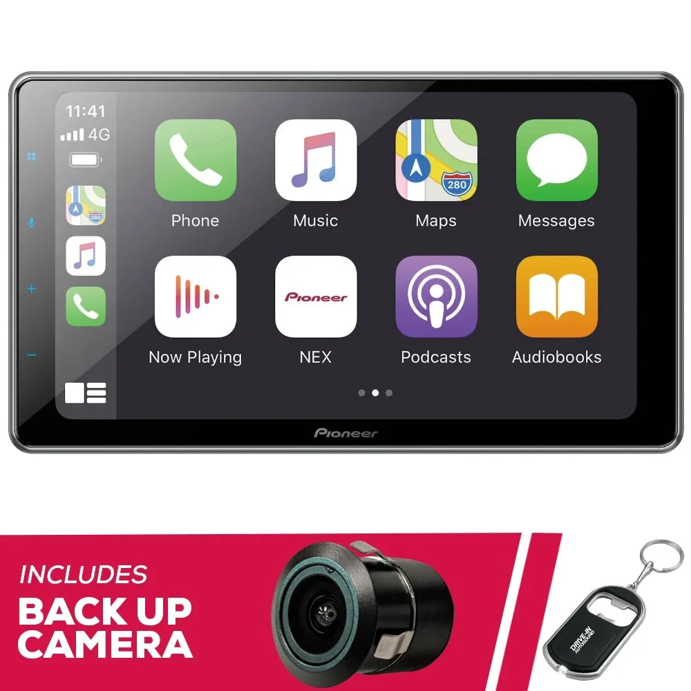 New Pioneer DMH-WT7600NEX 9" Multimedia Receiver w/ Bluetooth & Bullet Camera