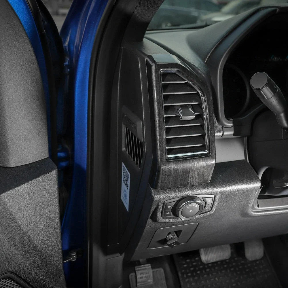 Teledu Car ABS Interior Center Console Coating Trims 8 pcs F150 m