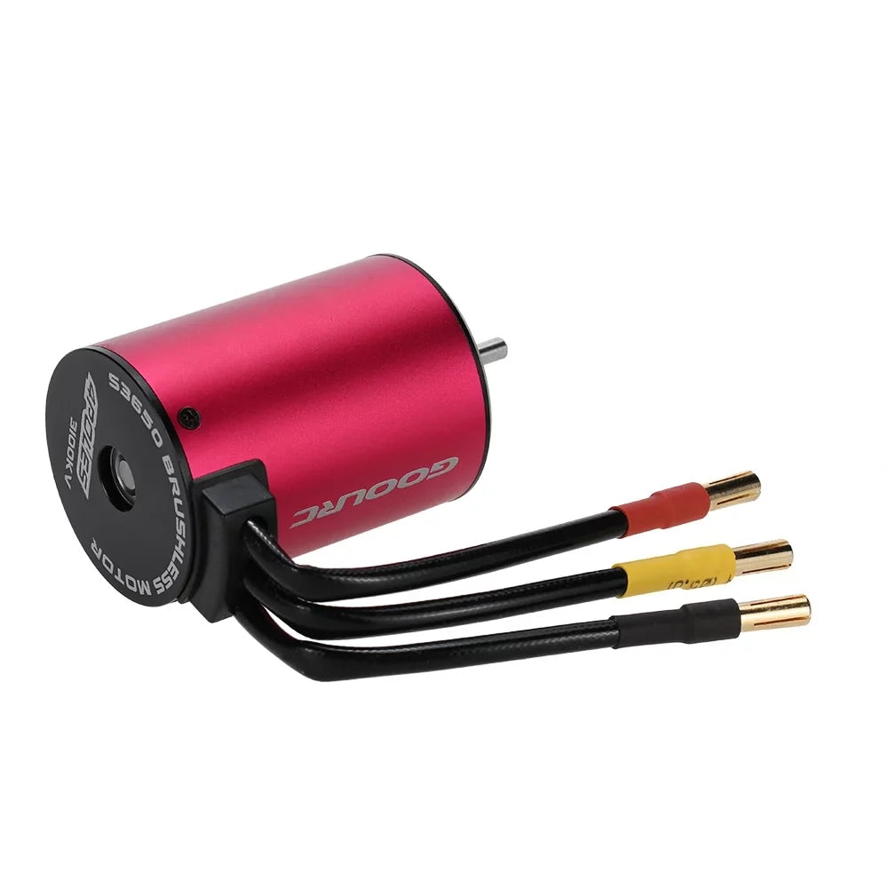 GoolRC ESC,Motor 1/103100kv 4 Poles S3650 3100kv 4 Poles Motor 1/10Car Rookin Eryue Mewmewcat 3100kv Motor S3650 Car 3650 Motor Coolrc