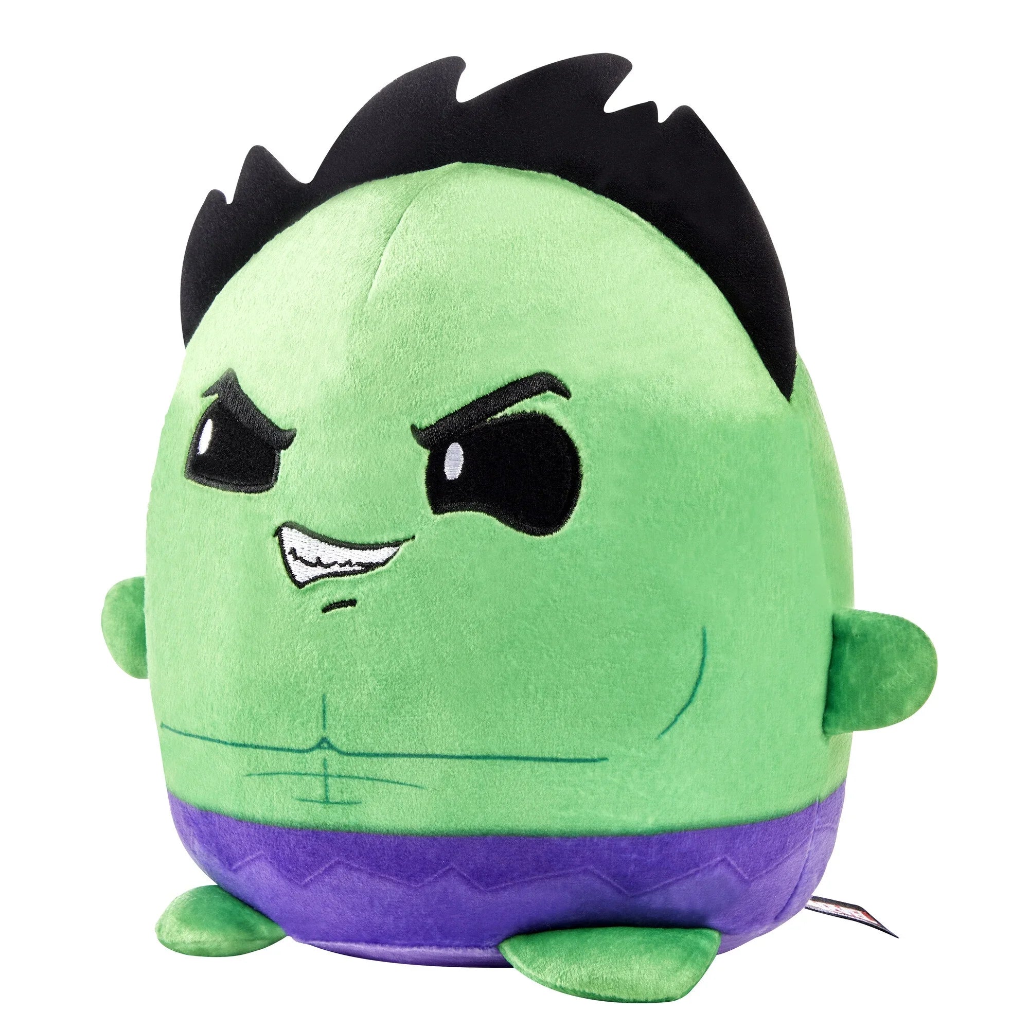 Marvel Cuutopia Hulk Plush Character, 7-in Soft Rounded Pillow Doll for 3 Years & Up