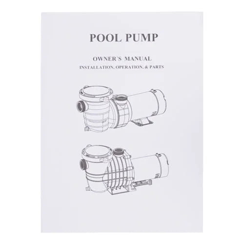 1.5HP Swimming Pool Pump Motor w/ Strainer Filter In/Above Ground 5547GPH 41FT
