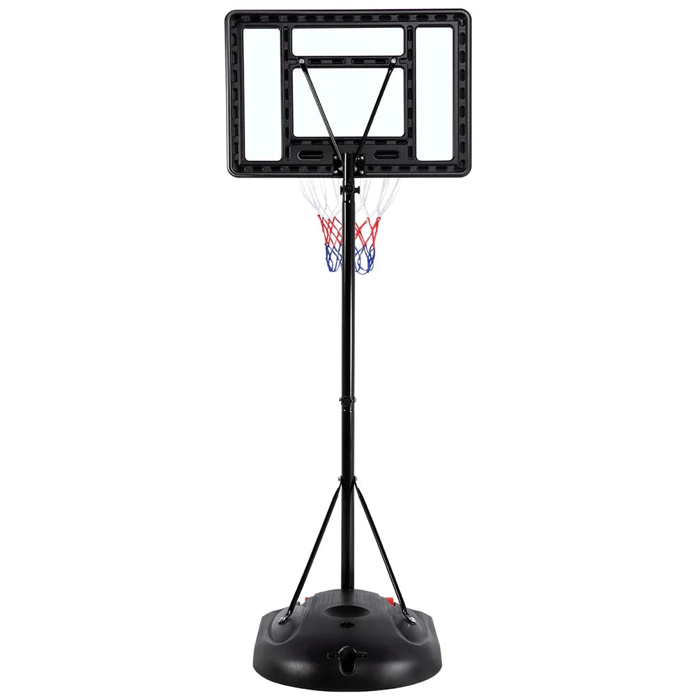 Renwick Portable Junior Basketball System Up to 8.2 Ft. for Kids, Junior and Youth for Indoor and Outdoor with Wheels