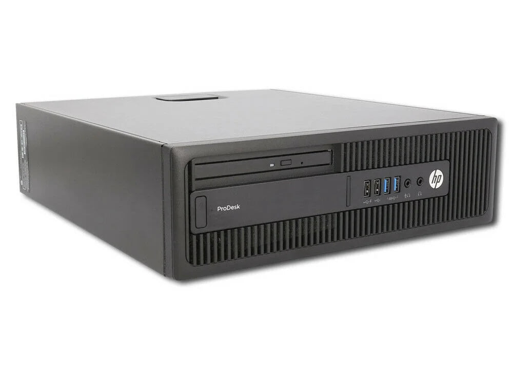 Pre-Owned HP 600 G2 Desktop Computer Pentium G4400 3.3GHz CPU 8GB Ram, 120GB SSD, 1TB HDD, Keyboard & Mouse, WiFi, DVD, Win10 Pro PC (Refurbished)