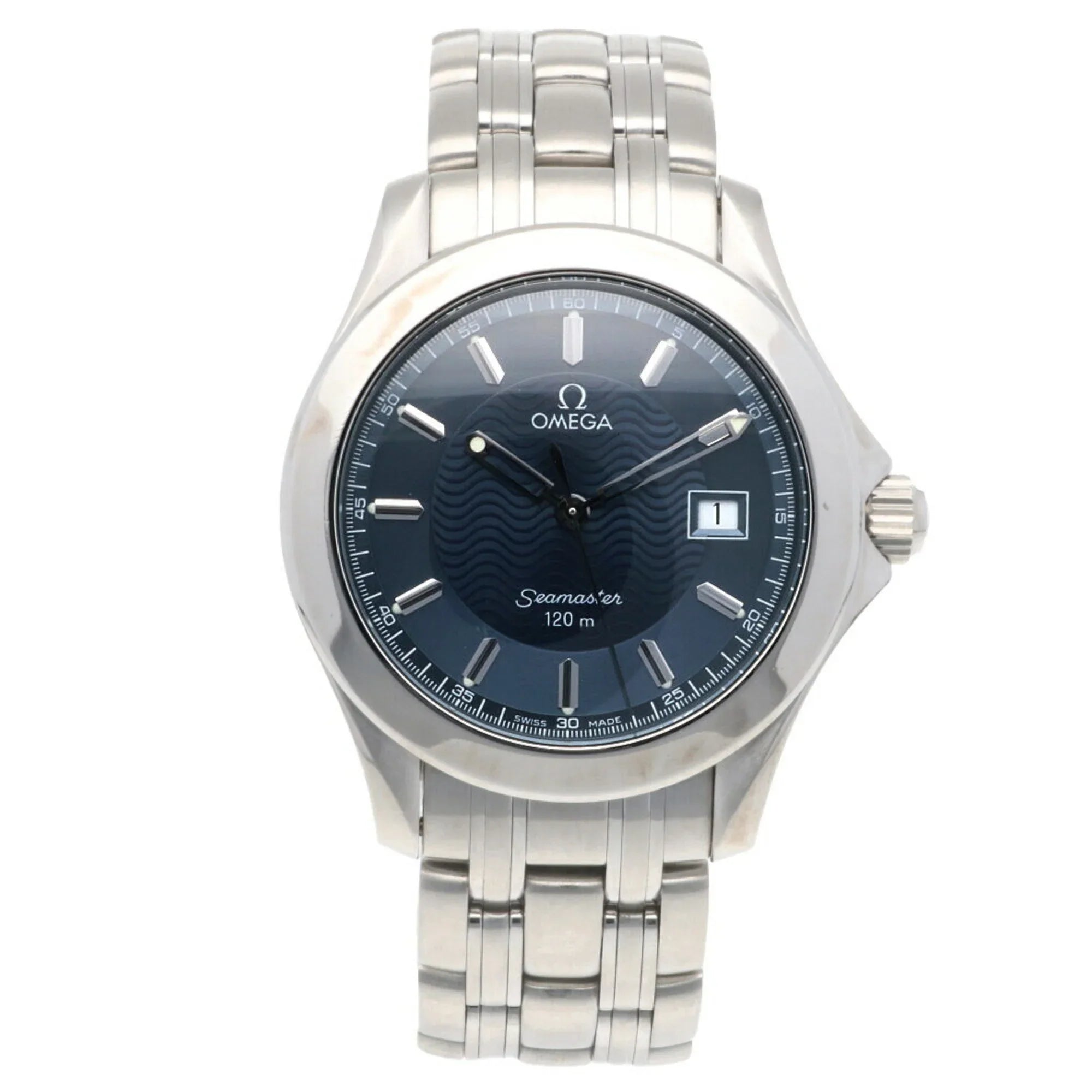 Pre-Owned Omega Seamaster Watch Stainless Steel 2581.80 Quartz Men's OMEGA 120M (Good)