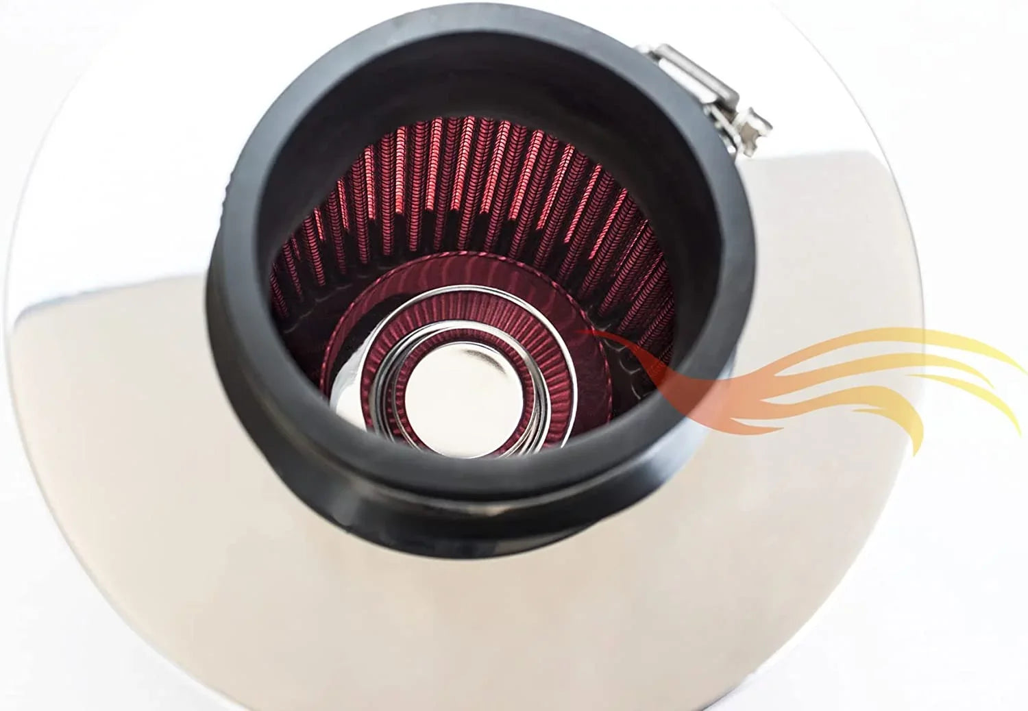 Rtunes Racing Short Ram Air Intake Kit + Filter Combo RED Matching For 02-07 Mitsubishi Lancer 2.0L