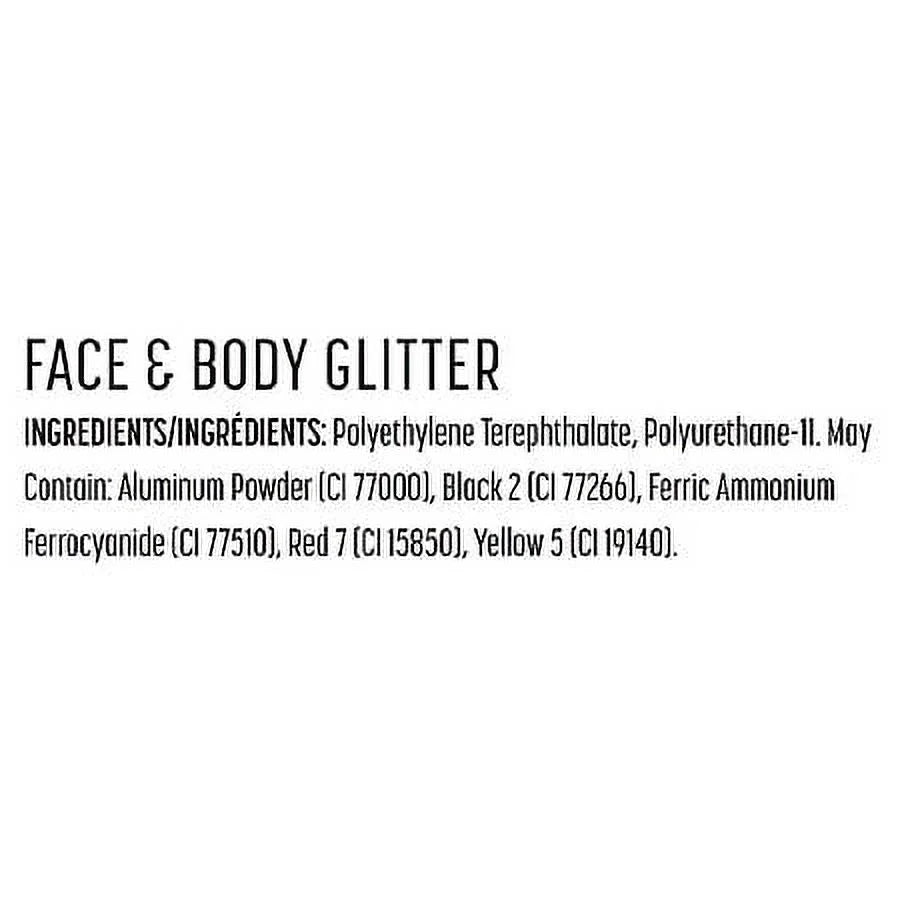 NYX Professional Makeup Face & Body Glitter, Red 0.08 oz Pack of 2