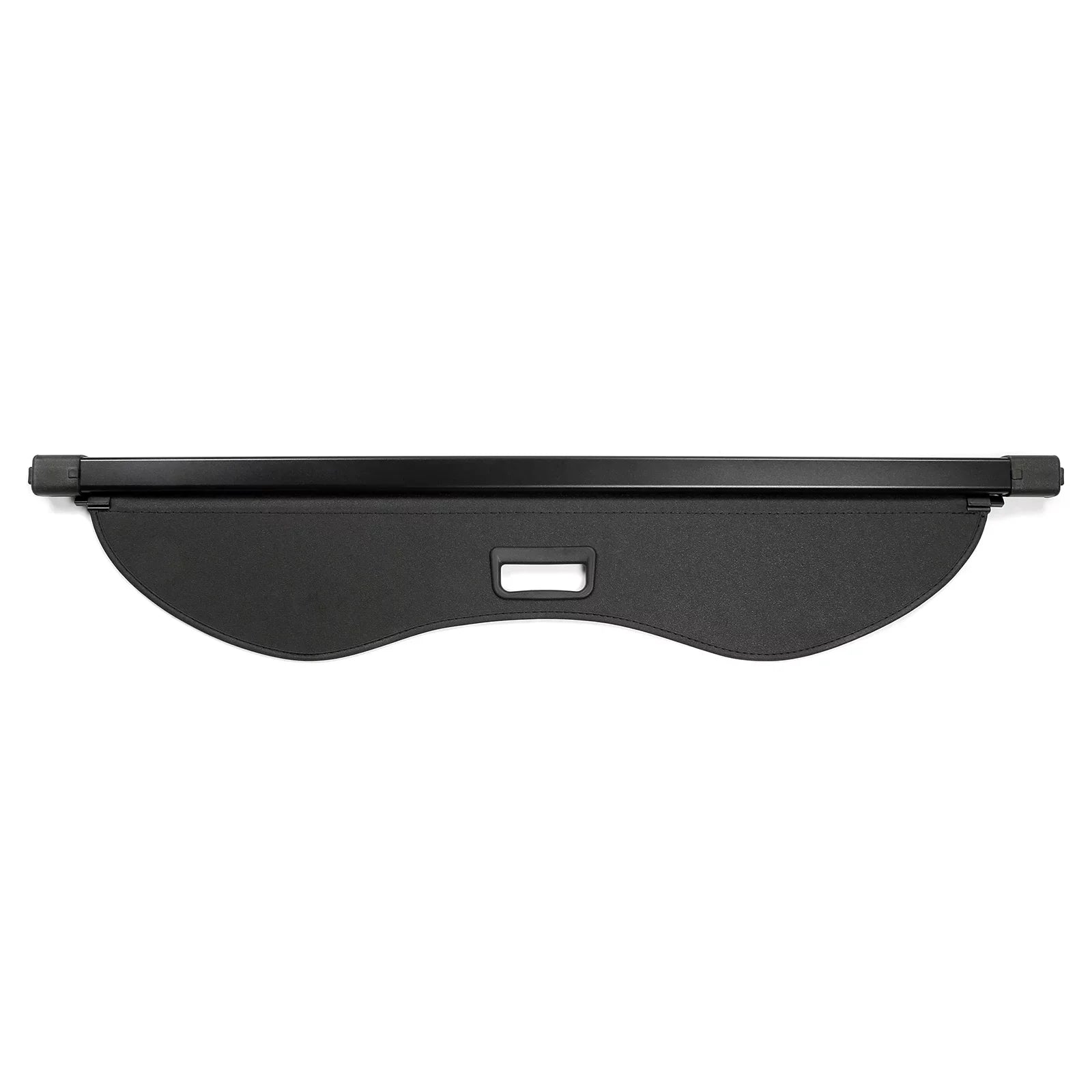 Ikon Motorsports Cargo Shield Suitable With 2013-2019 Ford Escape All Models PVC & Aluminum Rod Black Security Rear Trunk Shield Security Retractable Shield