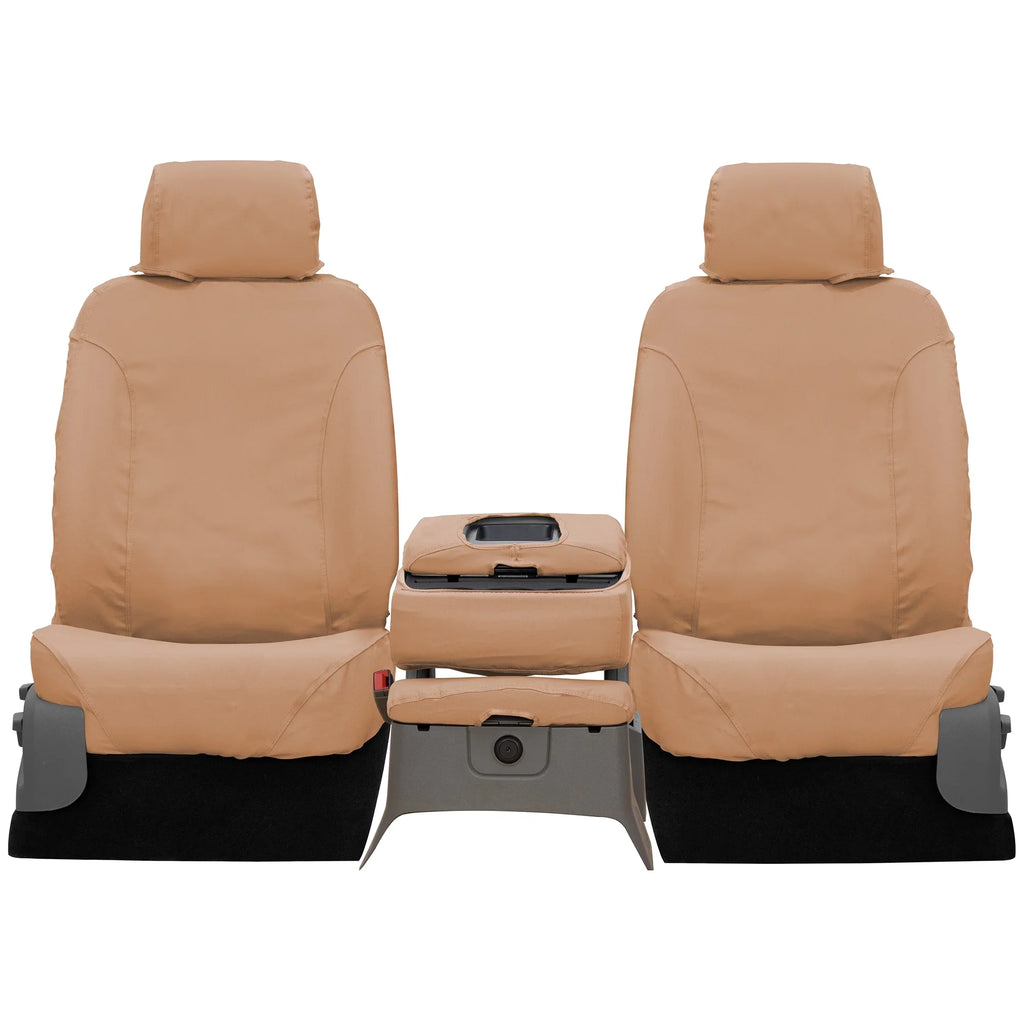 Coating SeatSaver Front Row Custom Fit Seat Shield for Select Ford F-150 Models - Polycotton (Tan) Fits select: 2013-2014 FORD F150 SUPER CAB, 2011-2012 FORD F150
