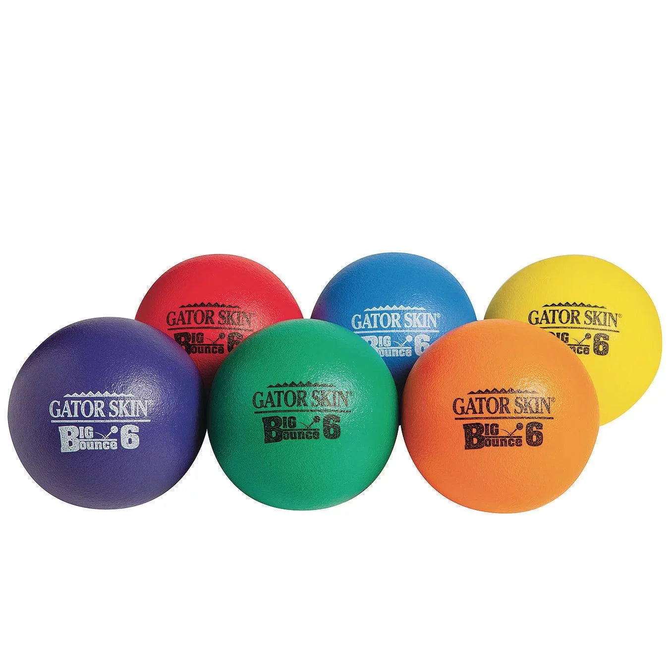 Gator Skin® Big Bounce Ball Set, 6” (Set of 6)