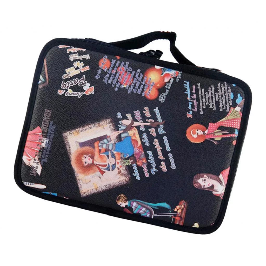 Hairdressing Tools Storage Carrying Case, Professional Multi-functional Hair Hairdresser Bag Large Mobile Beauty Cosmetics Organizer Holder