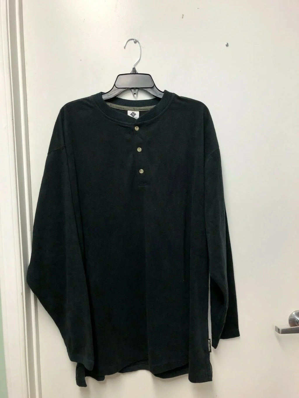 Columbia Men's Arctic Henley Size XXLarge Fleece Pullover Sweater Black